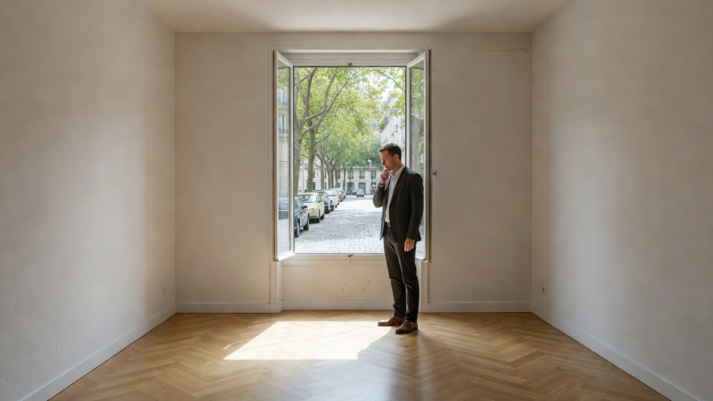 Immeuble résidentiel vu depuis la rue, base de comparaison des ventes